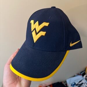 West Virginia Blue and Yellow Hat with Nike Logo